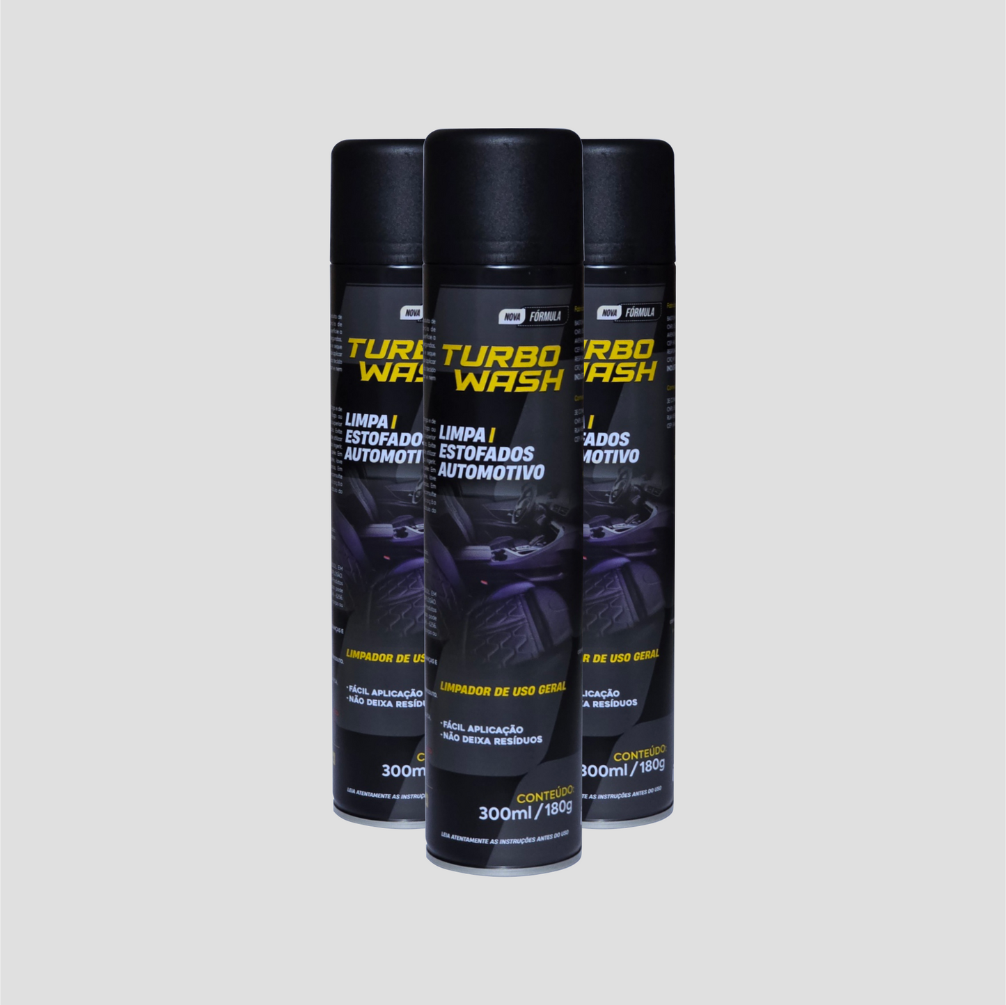 Limpa Estofados Turbo Wash - Site - 03 Unidades