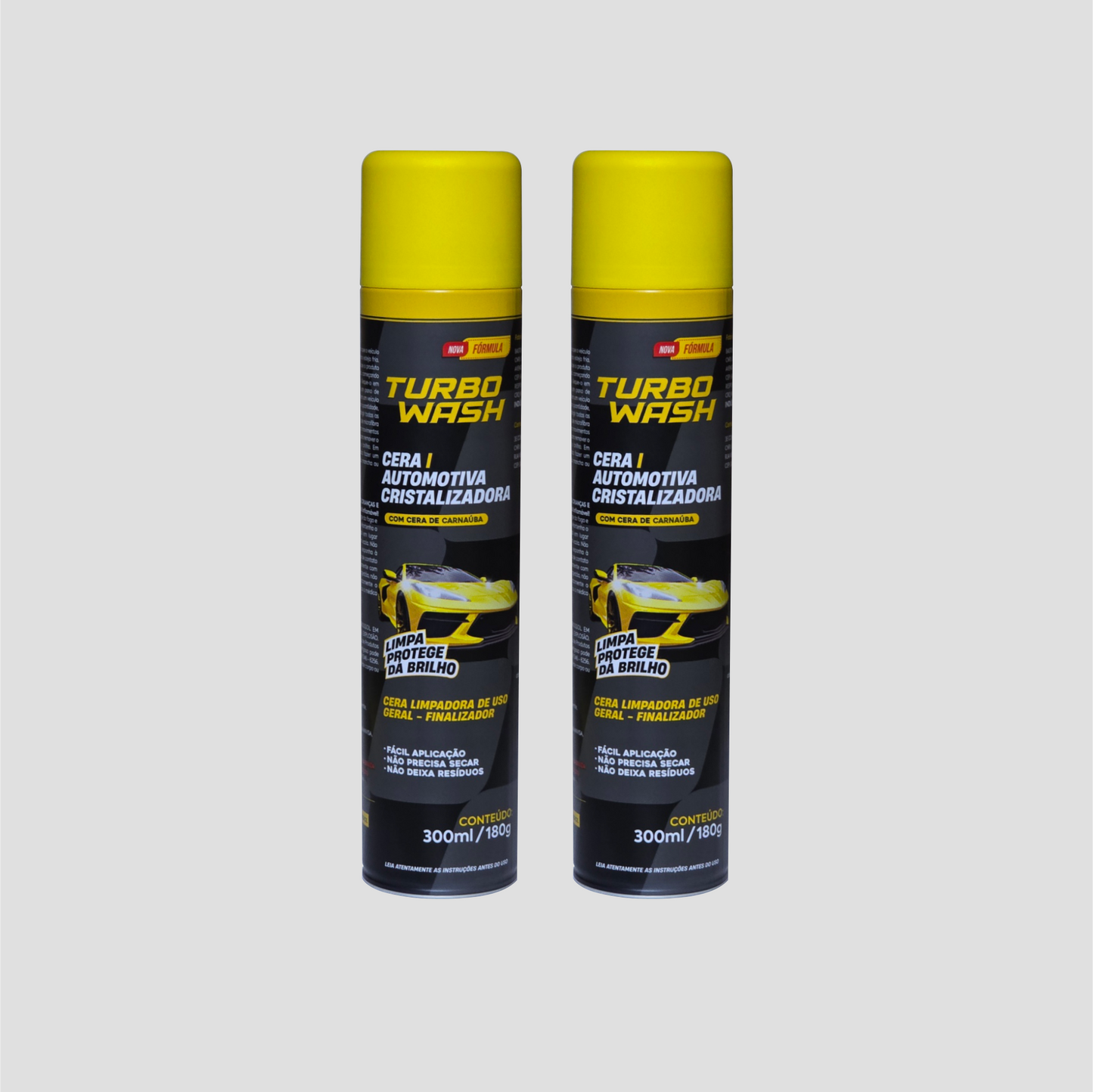 Cera Cristalizadora Turbo Wash - Site - 02 Unidades