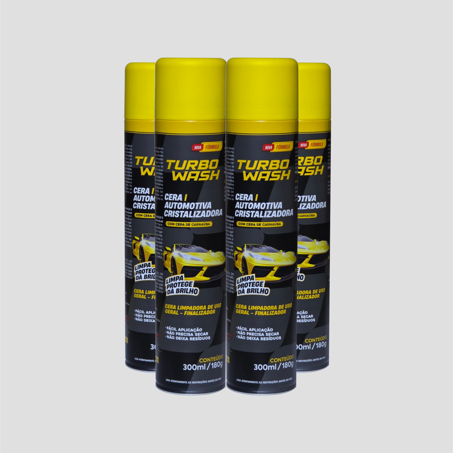 Cera Cristalizadora Turbo Wash - Site - 04 Unidades